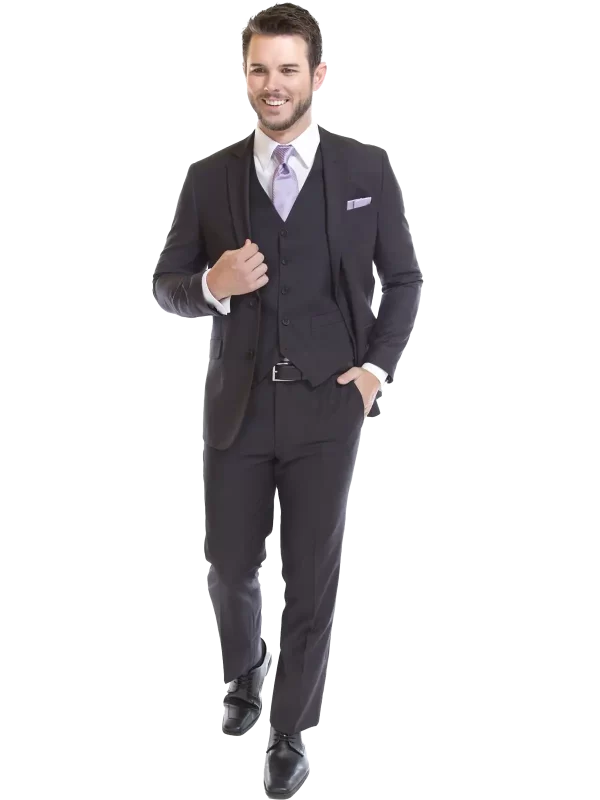 David Major Dark Grey Suit - Image 2