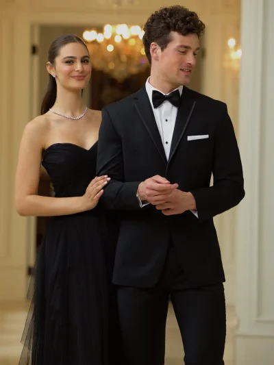 Couture Stretch Black Tuxedo